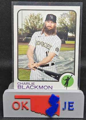 Charlie Blackmon 2022 Heritage Base No 26