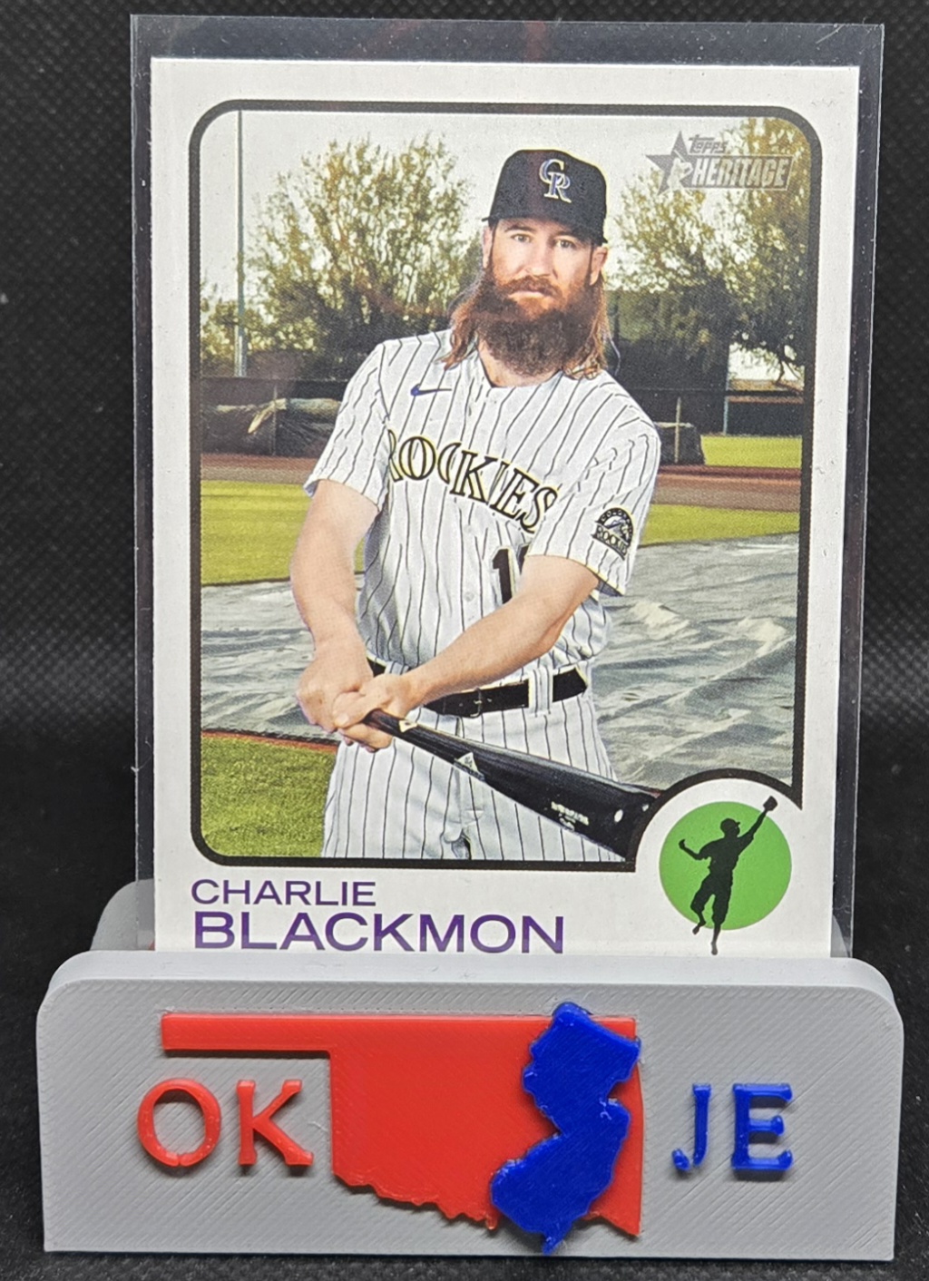 Charlie Blackmon 2022 Heritage Base No 26