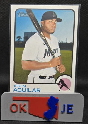 Jesus Aguilar 2022 Heritage Base No 298
