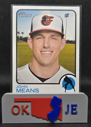 John Means 2022 Heritage Base No 325