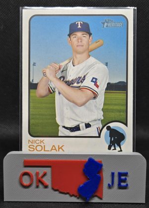 Nick Solak 2022 Heritage Base No 183