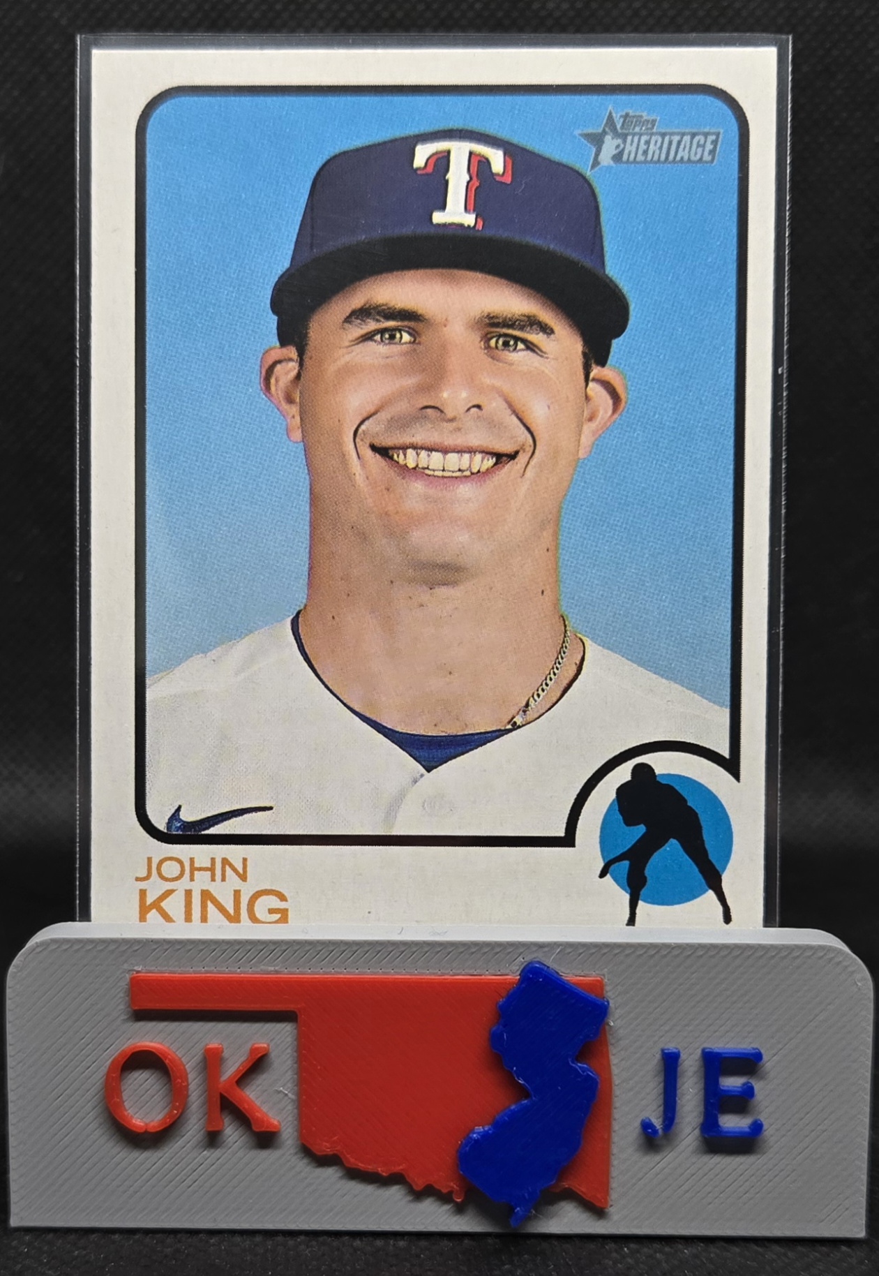 John King 2022 Heritage High Number SP Base No 460