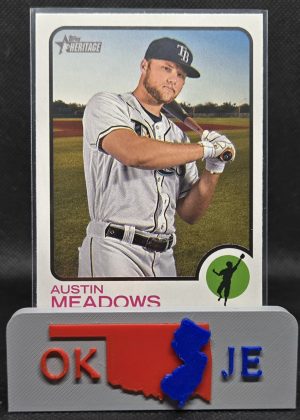 Austin Meadows 2022 Heritage Base No 16