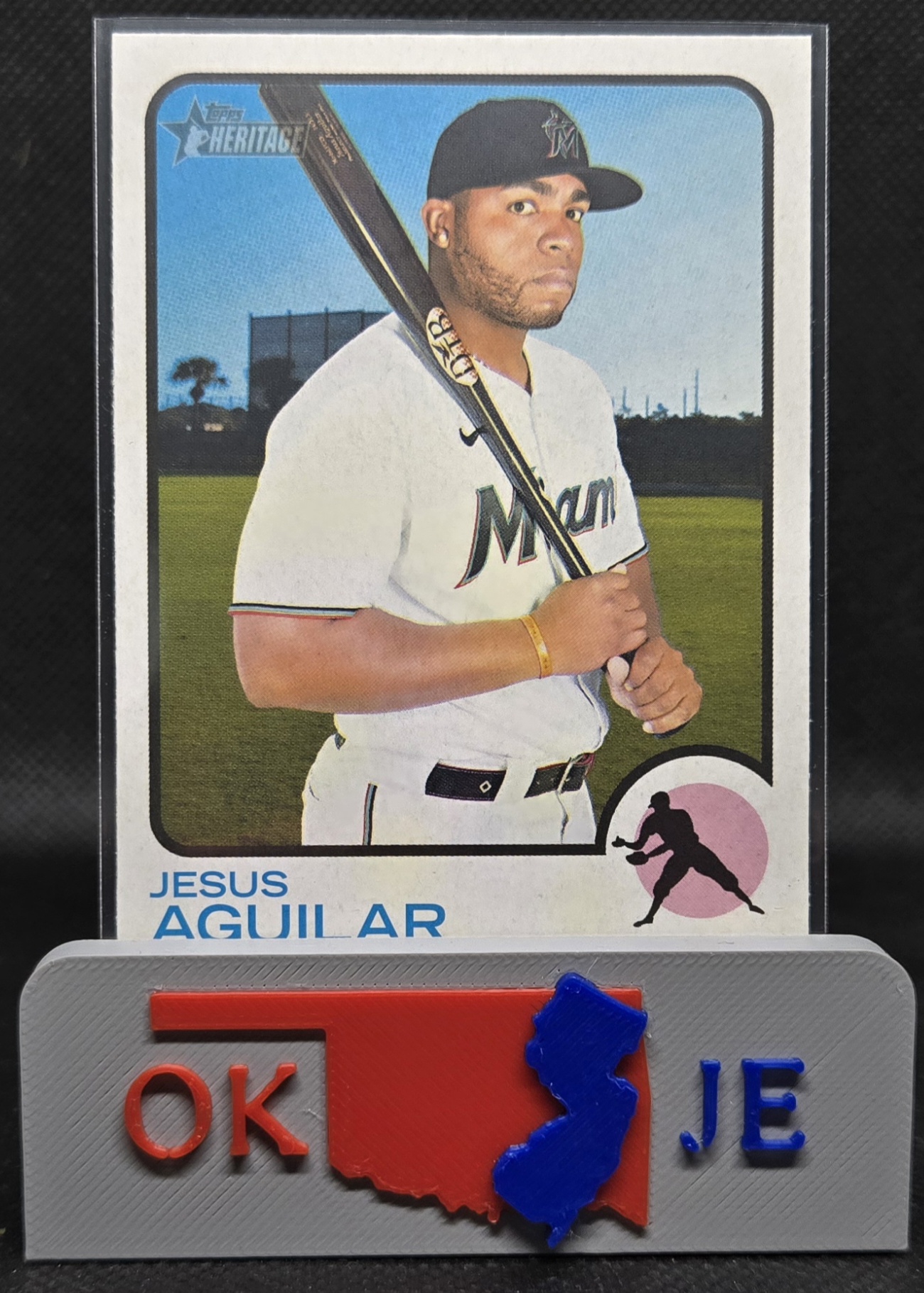 Jesus Aguilar 2022 Heritage Base No 298