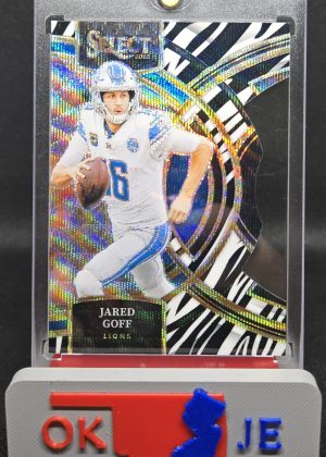 Jared Goff 2023 Select Zebra Print Premier Die Cut (SSP) No 178