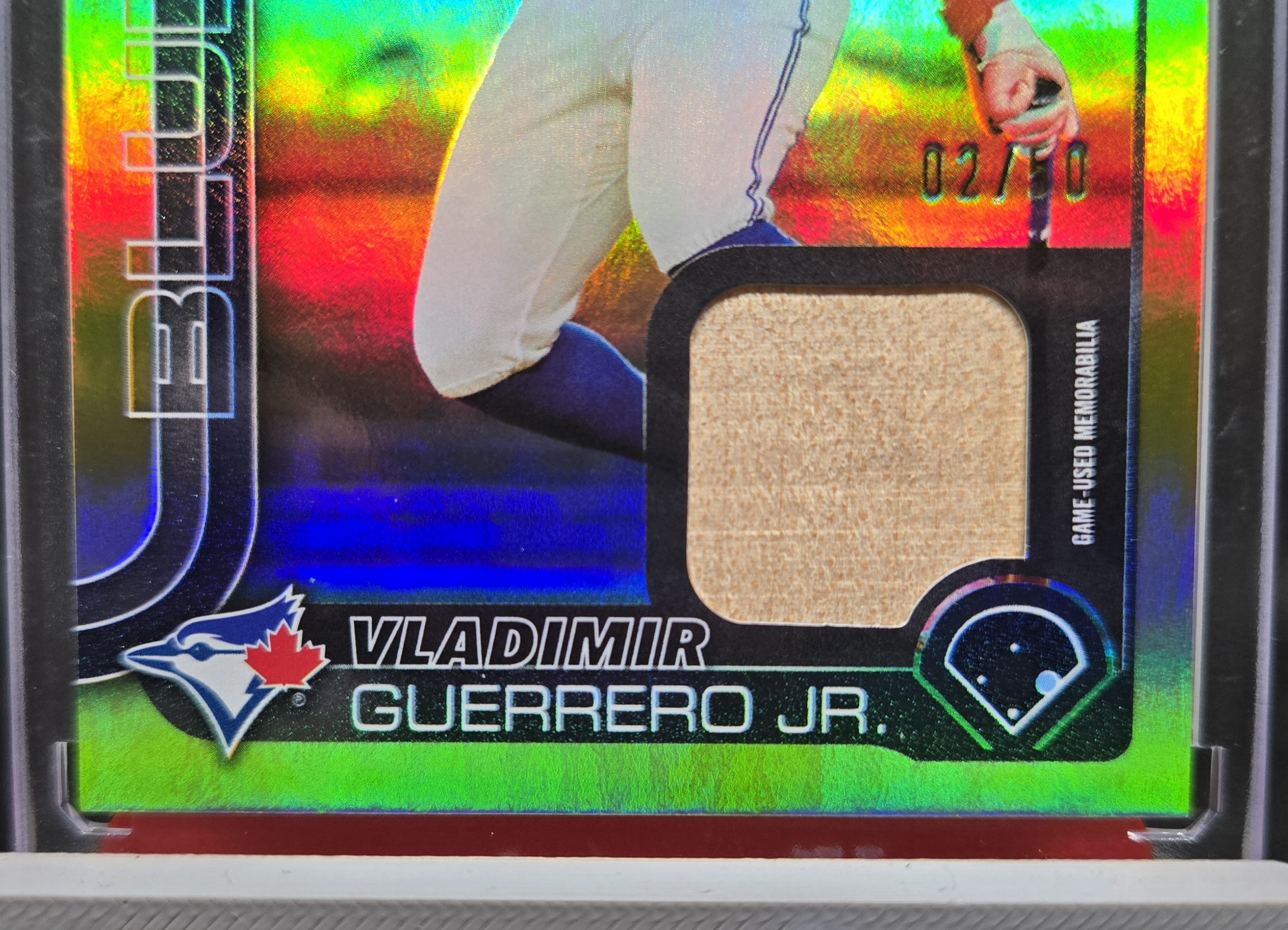 Vladimir Guerrero Jr. 2025 Series 1 Real One Gold /50 Bat Relic No 163 - Image 2