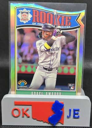 Adael Amador 2025 Bowman Chrome Die Cut Rookie of the Year Favorites No ROY-13