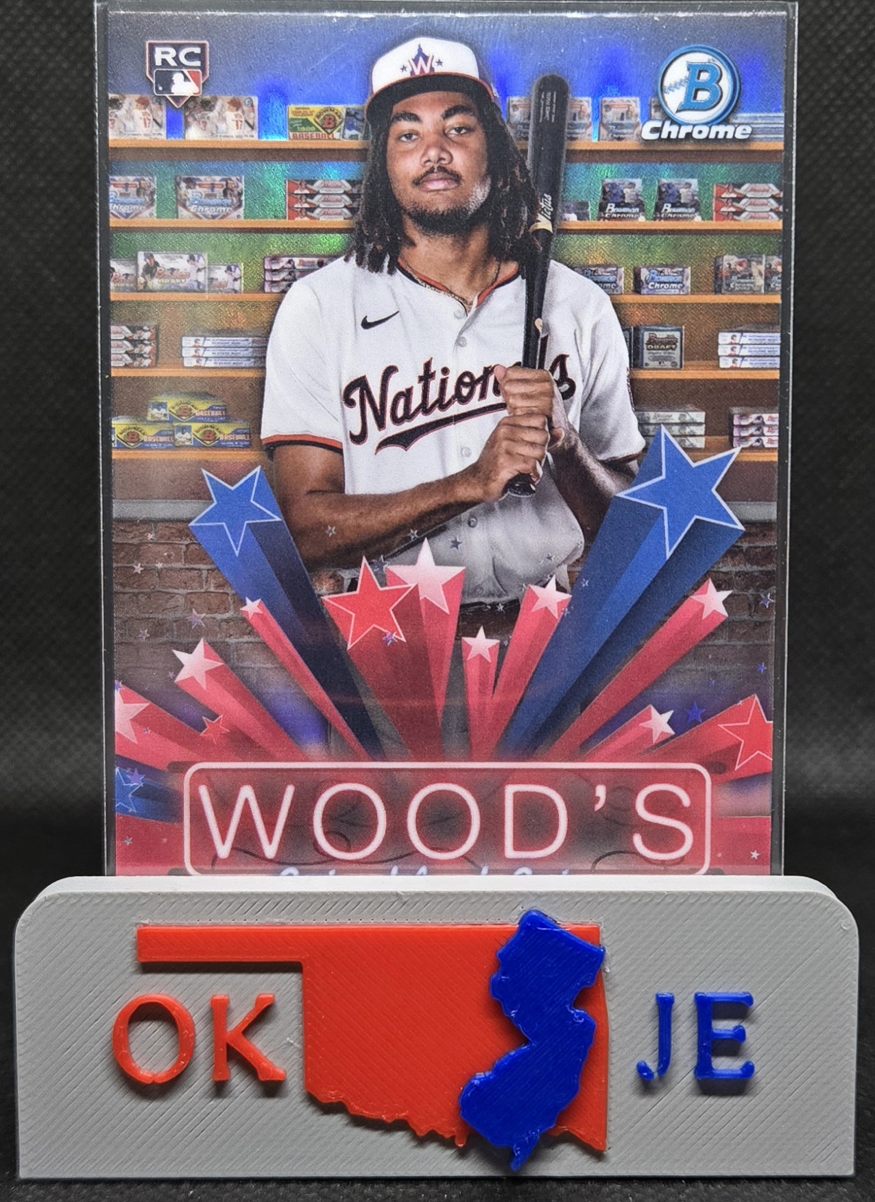 James Wood 2025 Bowman Chrome Hobby Stars Rookie No HS-5