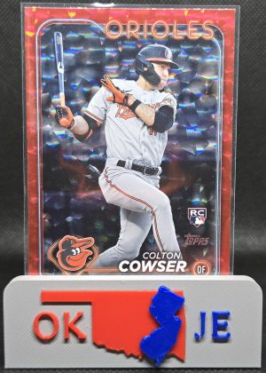 Colton Cowser 2024 Update Rookie Red Crackle /199 No US72