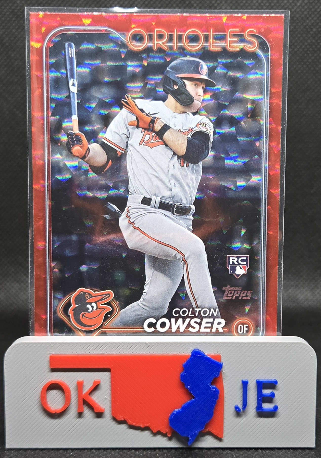 Colton Cowser 2024 Update Rookie Red Crackle /199 No US72