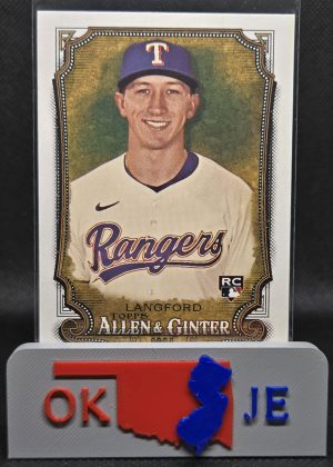 Wyatt Langford 2024 Allen & Ginter Rookie Base No 278