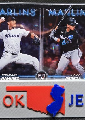 Emmanuel Ramirez - Jhonny Pereda 2024 Update Silver Crackle Rookie Combos No US185