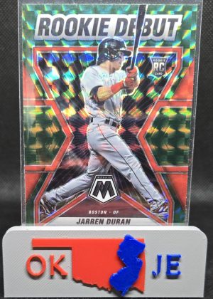 Jarren Duran 2022 Mosaic Rookie Debut Green Mosaic No RD-1