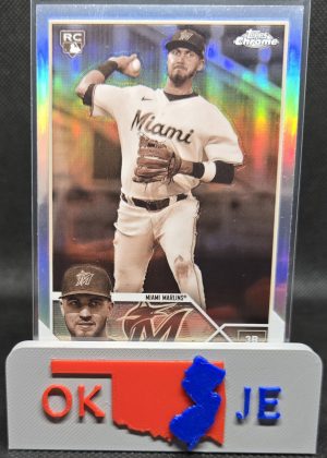 Jordan Groshans 2023 Chrome Sepia Refractor Base No 9