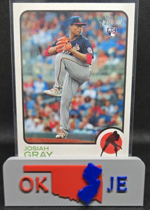Josiah Gray 2022 Heritage Rookie Base No 125