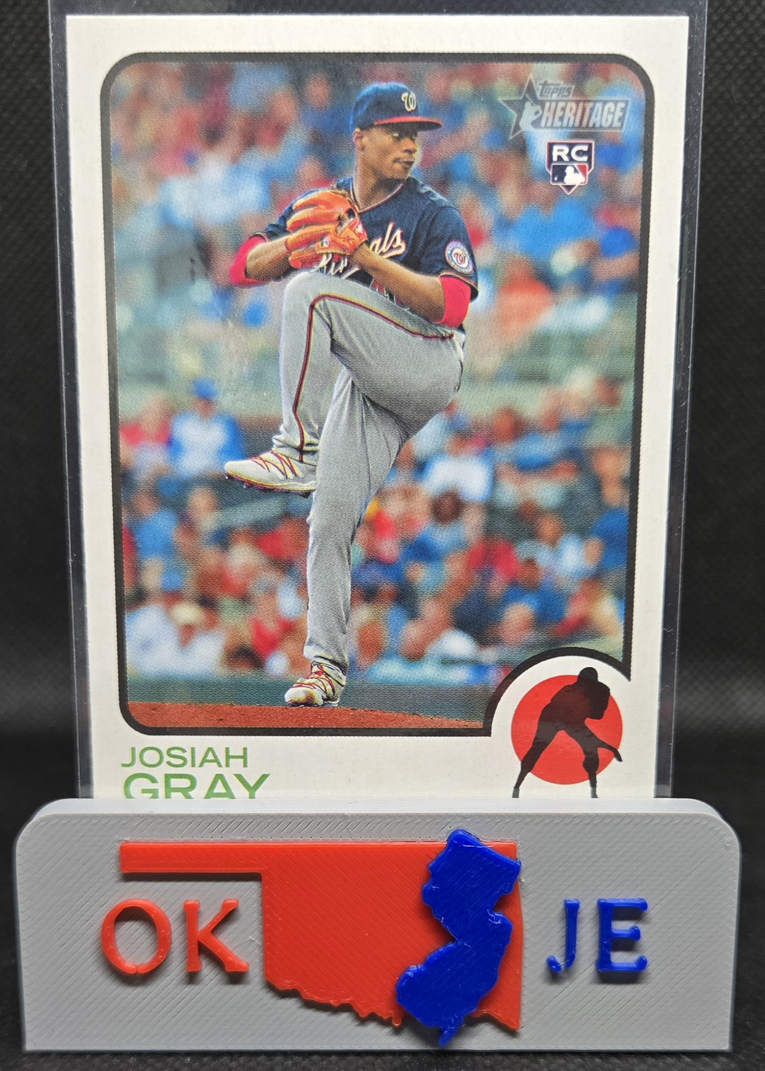 Josiah Gray 2022 Heritage Rookie Base No 125