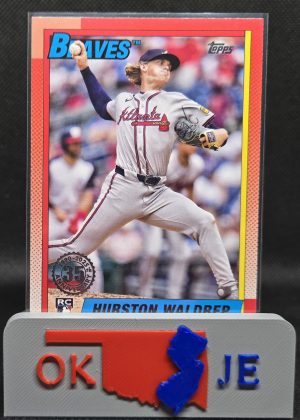 Hurston Waldrep 2025 Topps 1990 Rookie Base No T90-18