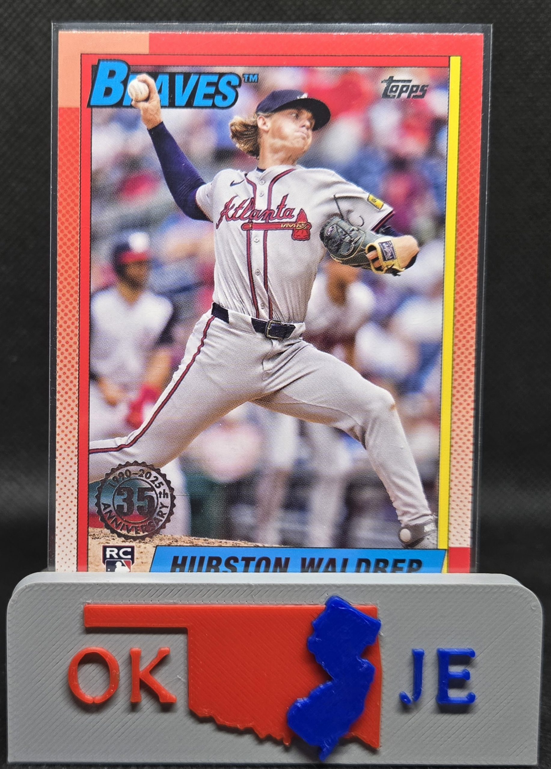 Hurston Waldrep 2025 Topps 1990 Rookie Base No T90-18
