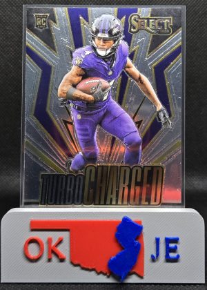 Zay Flowers 2023 Select Turbo Charged Rookie No TUR-ZFL