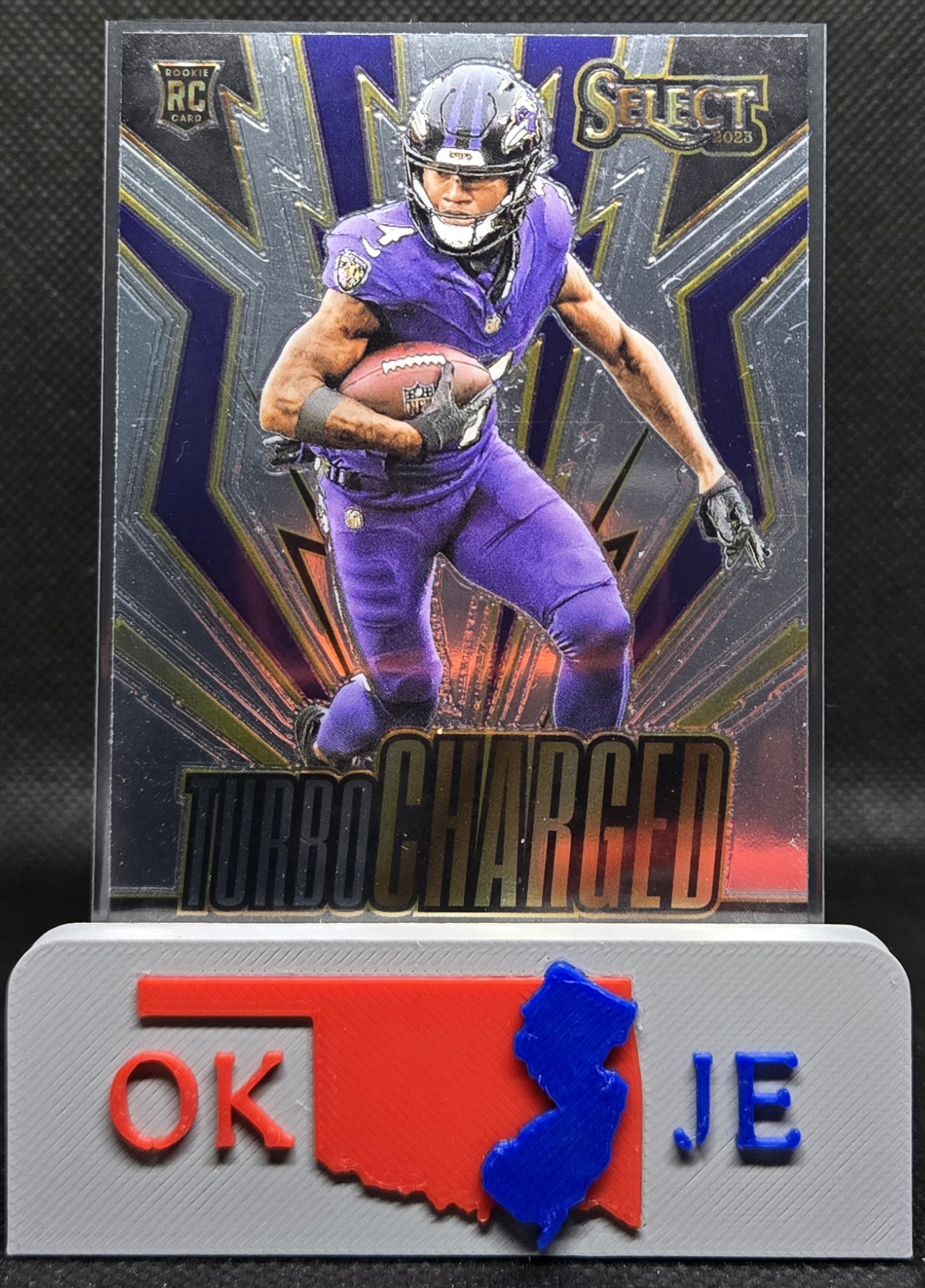 Zay Flowers 2023 Select Turbo Charged Rookie No TUR-ZFL