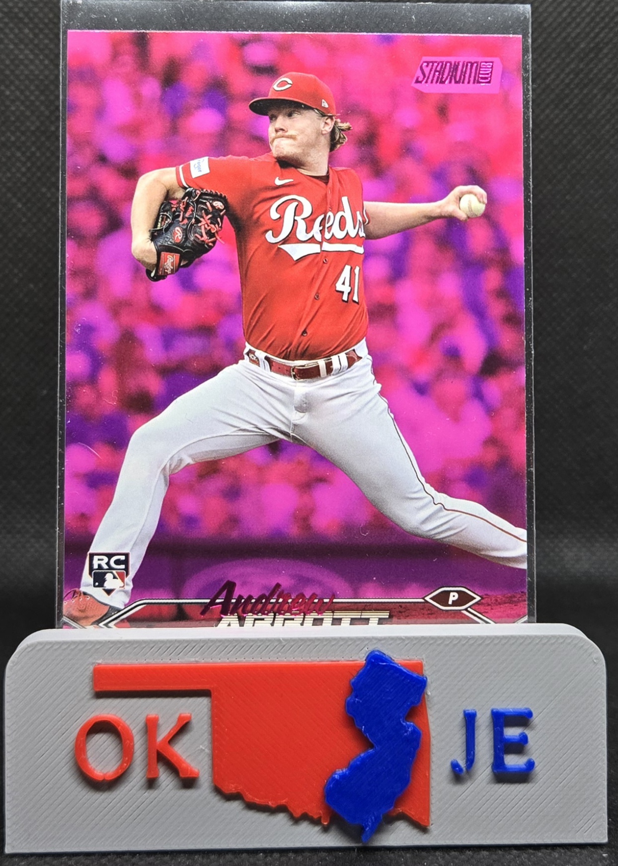 Andrew Abbott 2024 Stadium Club Pink Foil Rookie No 53