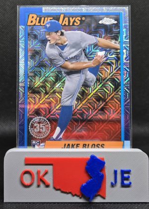 Jake Bloss 2025 Chrome Mojo Refractor Rookie No T90C-63