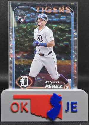 Wenceel Perez 2024 Update Silver Crackle Rookie No US233
