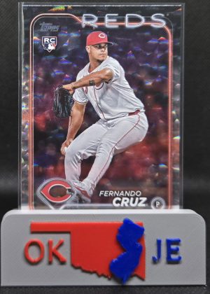 Fernando Cruz 2024 Update Silver Crackle Rookie No US308
