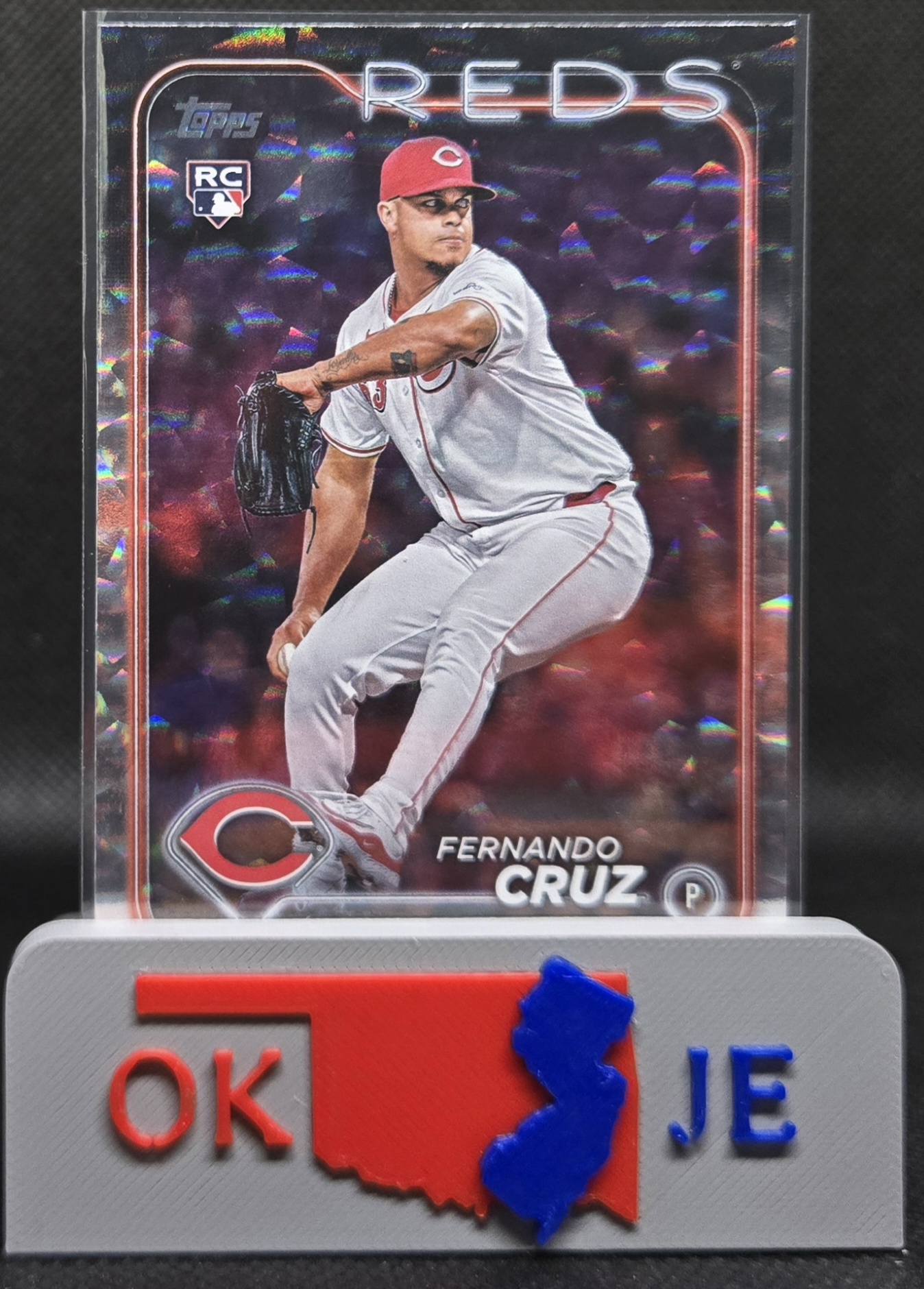 Fernando Cruz 2024 Update Silver Crackle Rookie No US308