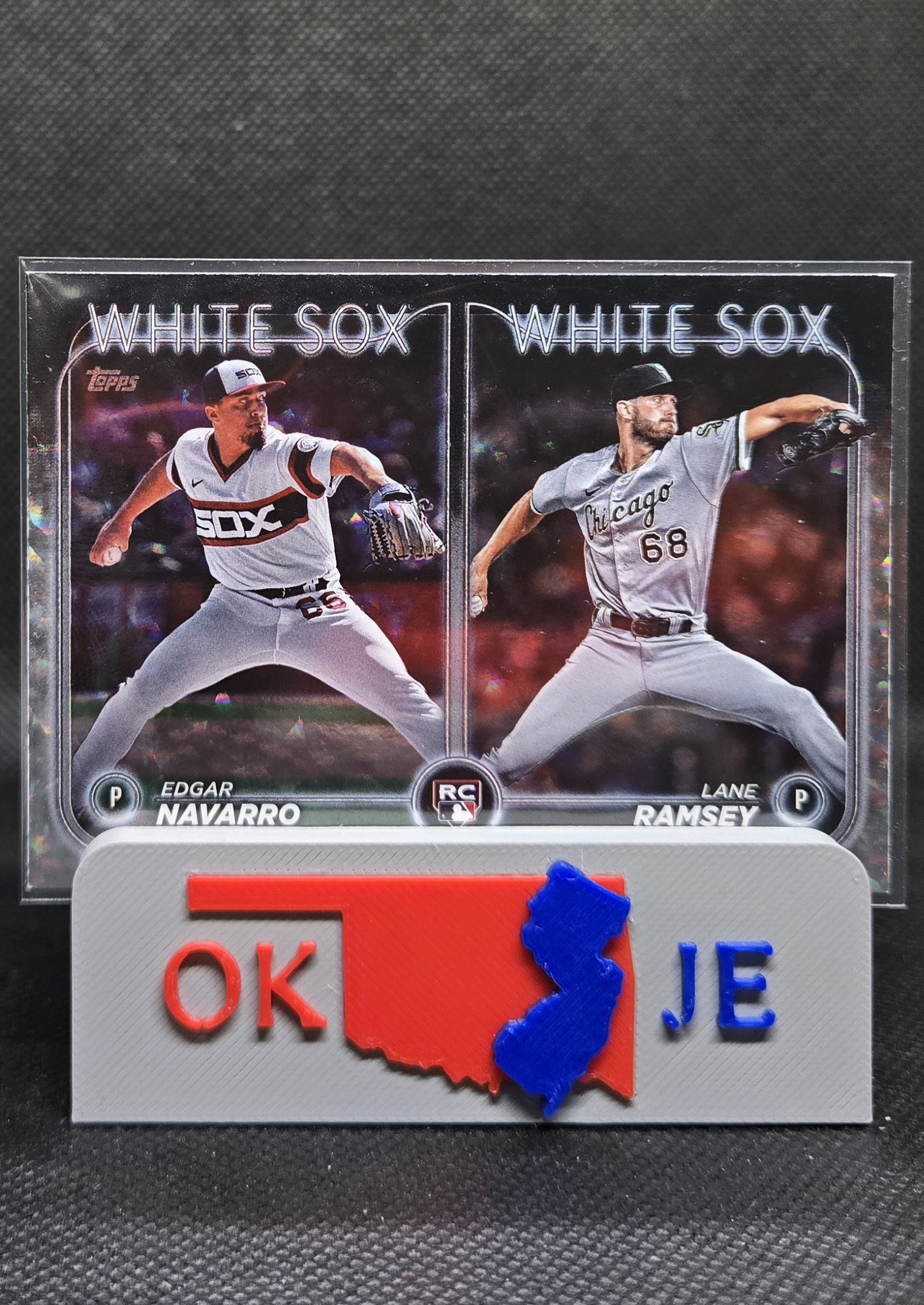 Edgar Navarro / Lane Ramsey 2024 Update Rookie Combos Silver Crackle No US128