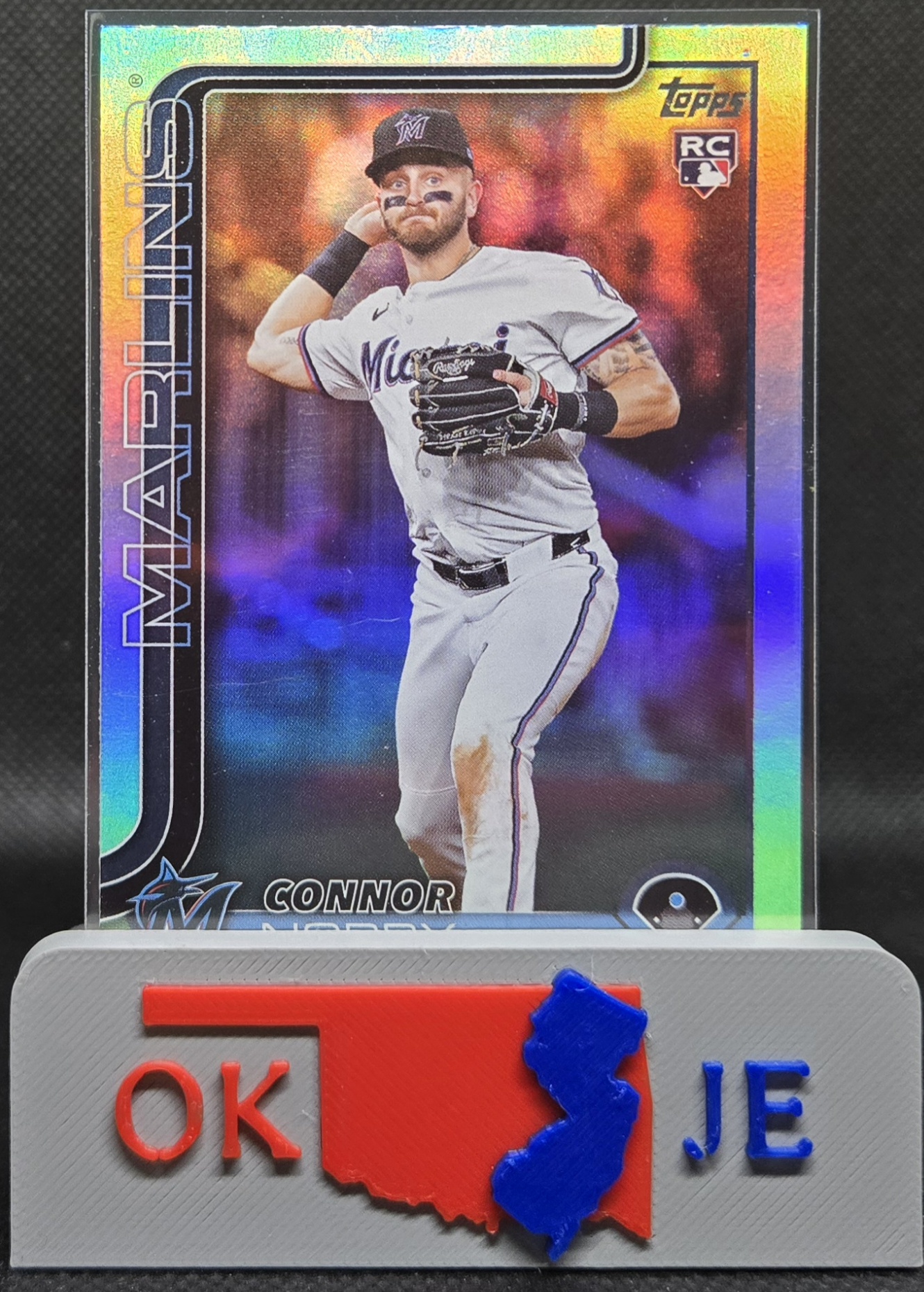 Connor Norby 2025 Series 1 Rainbow Foil Rookie No 132