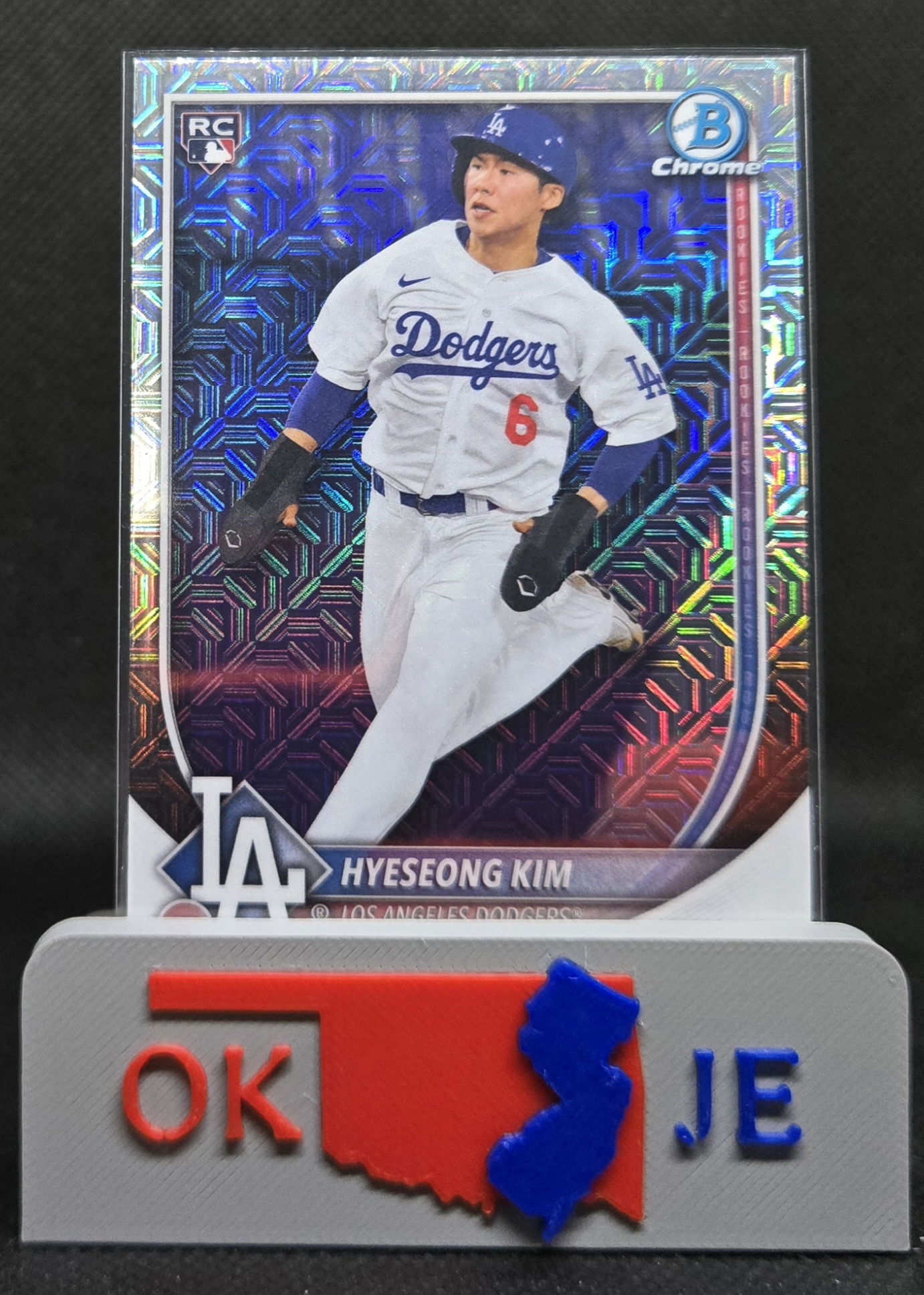 Hyeseong Kim 2025 Bowman Chrome Mojo Rookie No 91
