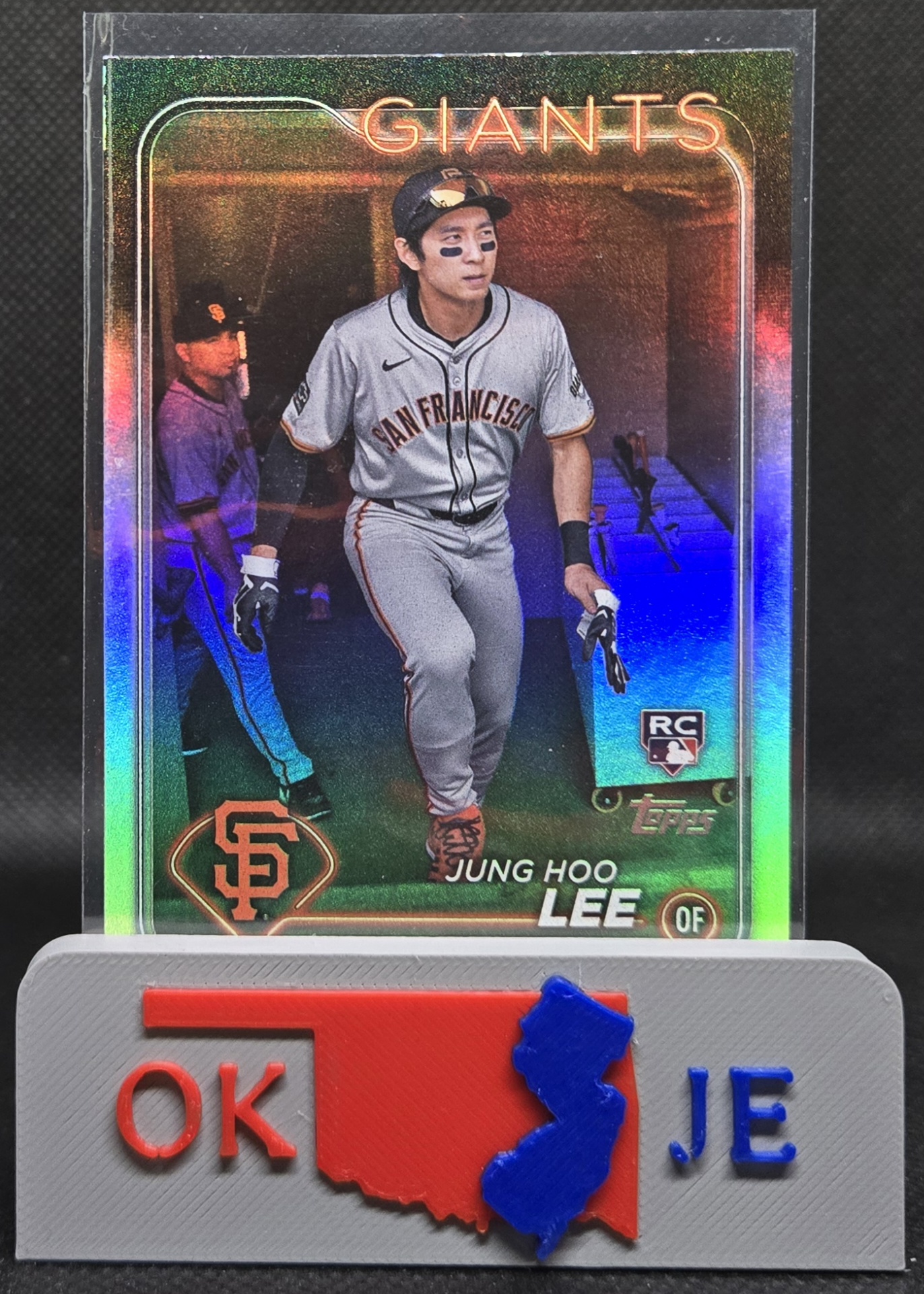 Jung Hoo Lee 2024 Update Rainbow Foil Rookie No US343