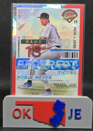 Noble Meyer 2024 Prospect Edition Rookie Red Ice Holo No 119