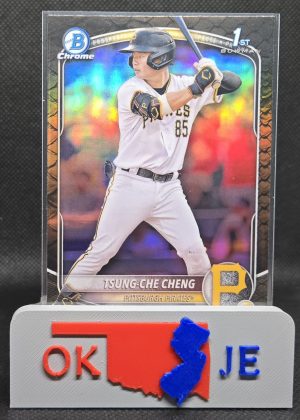 Tsung-Che Cheng 2025 Bowman Chrome 1st Bowman Rookie Reptilian No BCP-95