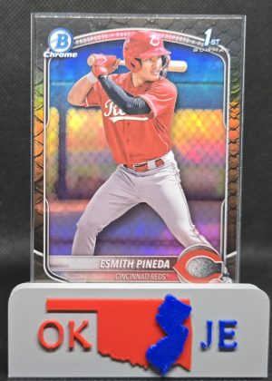 Esmith Pineda 2025 Bowman Chrome 1st Bowman Reptilian No BCP-37