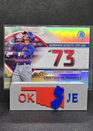 Cristian Hernandez 2023 Bowman Chrome Top 100 Prospects No BTP-73