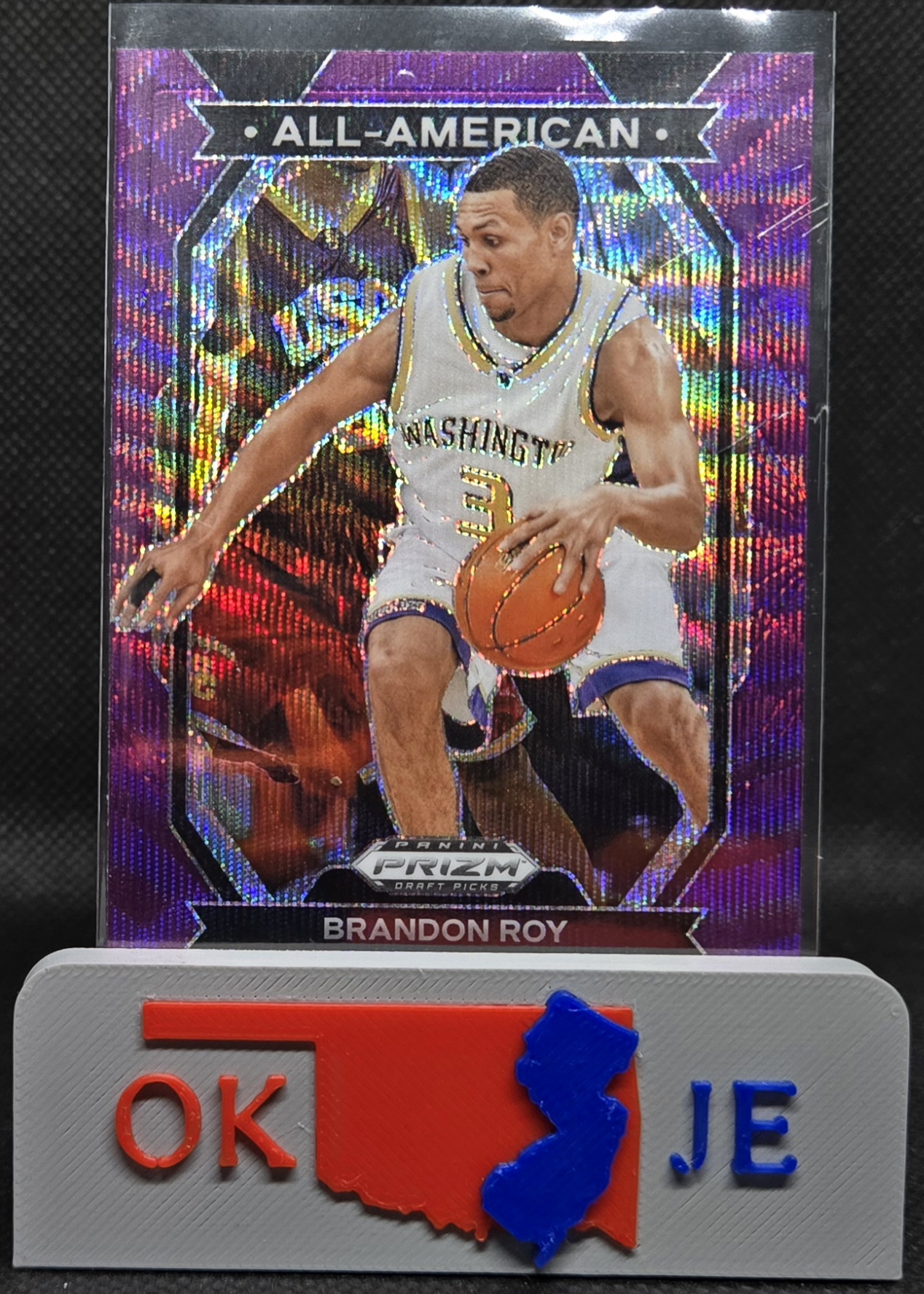 Brandon Roy 2024 Prizm Draft Picks Purple Wave No 4