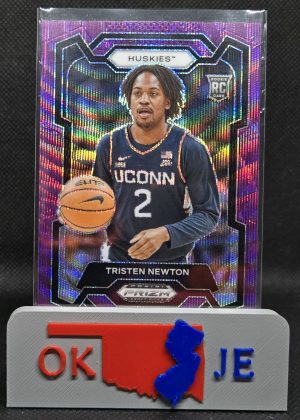 Tristen Newton 2024 Prizm Draft Picks Purple Wave Rookie No 51