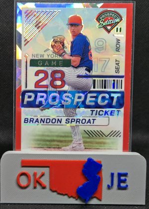 Brandon Sproat 2024 Prospect Edition Red Ice Holo No 92