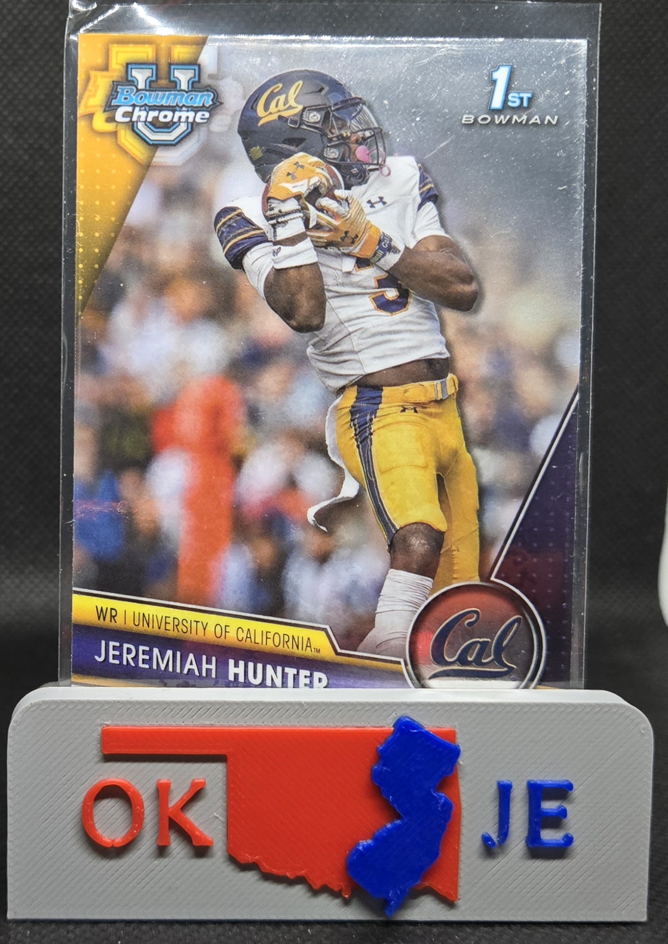 Jeremiah Hunter 2023 Chrome Bowman U Base No 69
