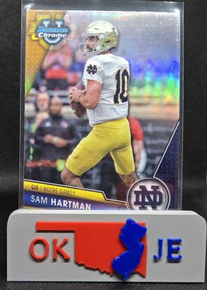 Sam Hartman 2023 Chrome Bowman U Base No 165