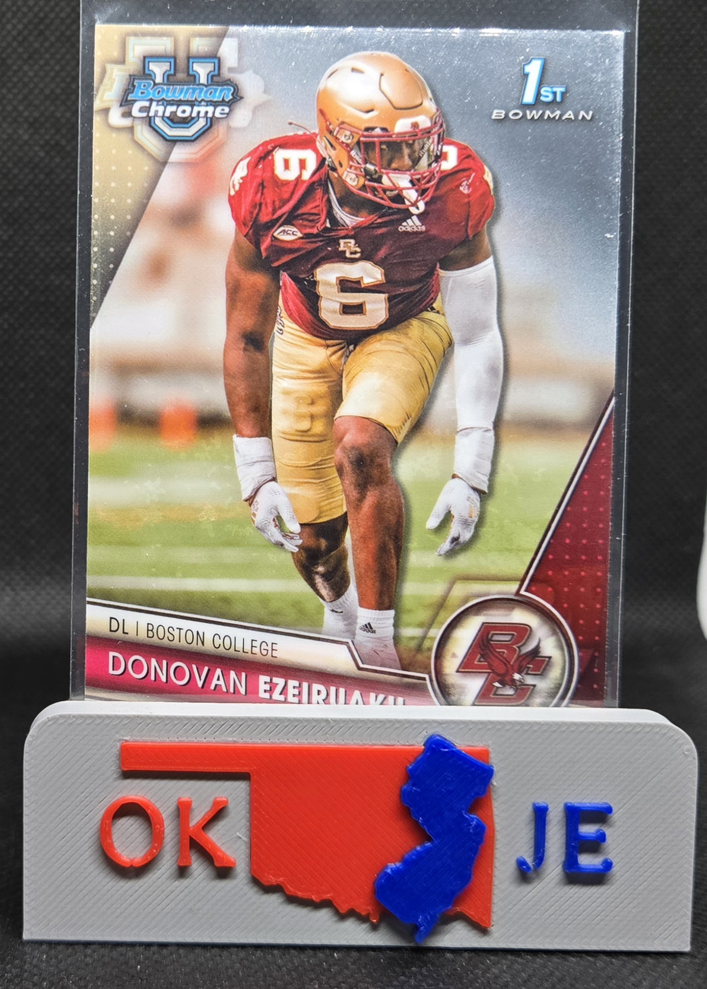 Donovan Ezeiruaku 2023 Chrome Bowman U Base no 71