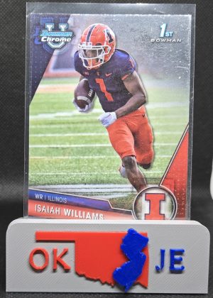 Isaiah Williams 2023 Chrome Bowman U Base No 77