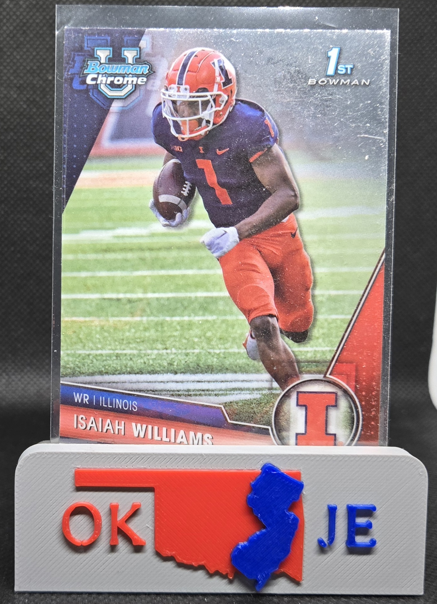 Isaiah Williams 2023 Chrome Bowman U Base No 77