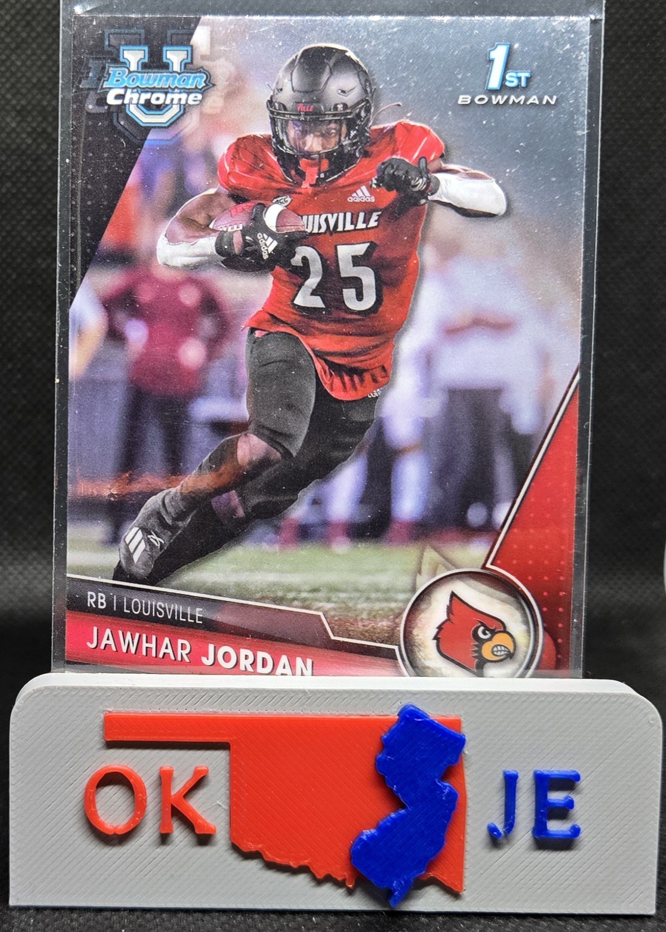 Jawhar Jordan 2023 Chrome Bowman U Base No 48