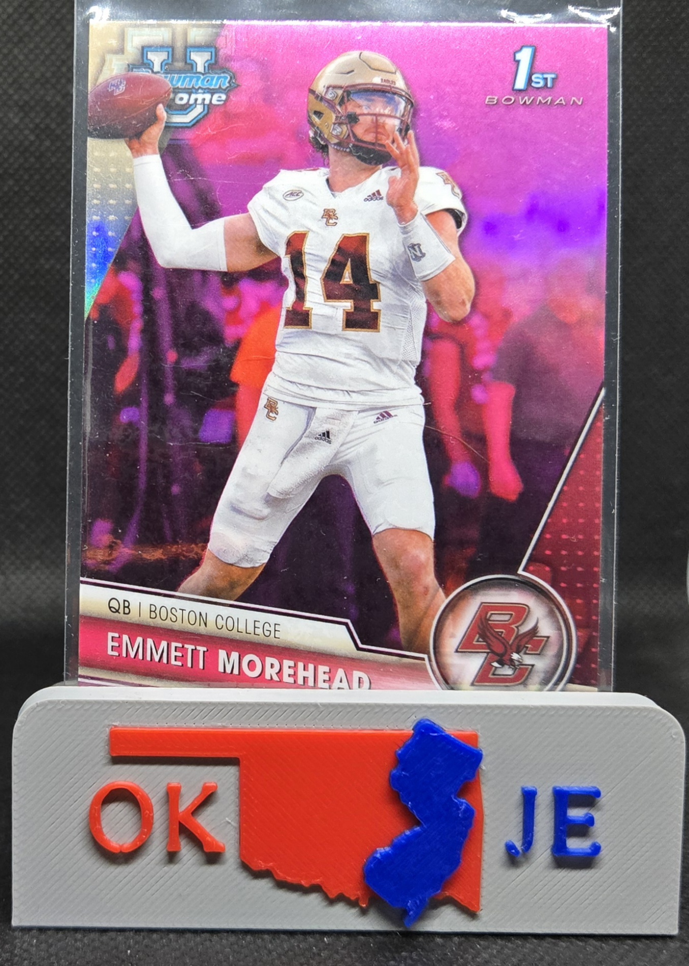 Emmett Morehead 2023 Chrome Bowman U Pink No 40