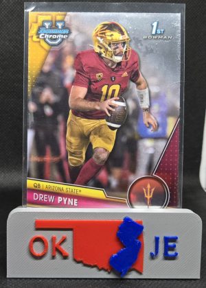 Drew Pyne 2023 Chrome Bowman U Base No 37