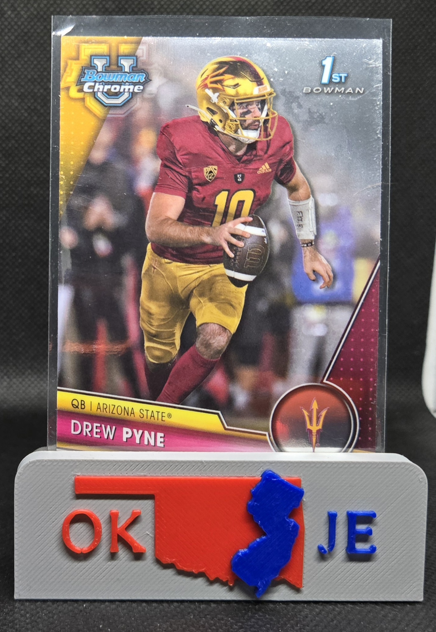 Drew Pyne 2023 Chrome Bowman U Base No 37