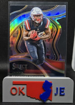 Rhamondre Stevenson 2023 Select Club Level Black & Red Die Cut No 223